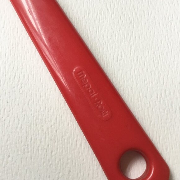 Rosti Mepal Red Melamine Plastic Salad Servers Serving Utensils - Picture 4 of 7